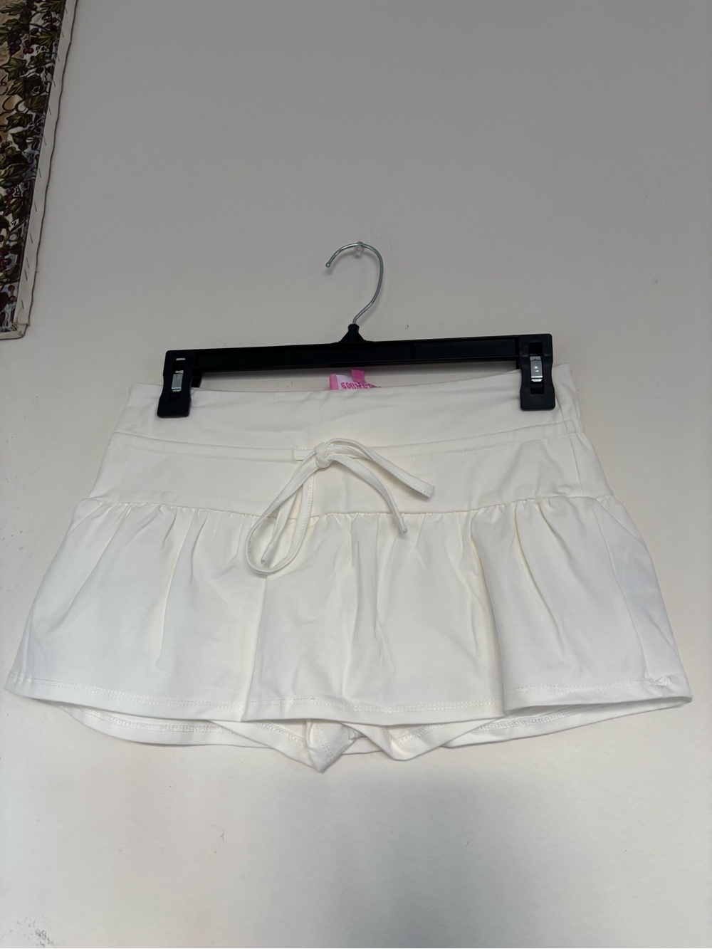 White Edikted Cream mini fall skort NWT